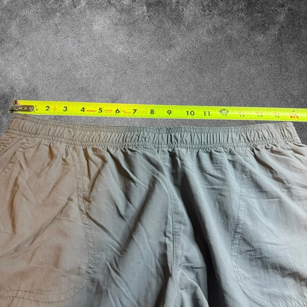 Columbia Women's ‎ Shorts Elastic Waist Gray Outdoor Hiking Fishing Casual Large